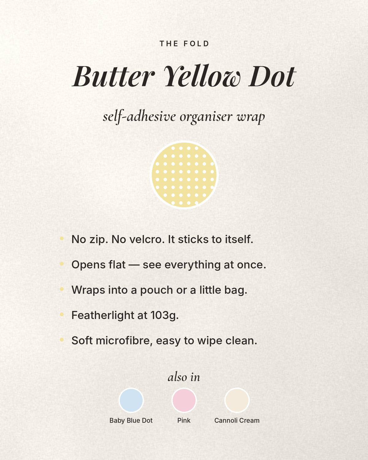 Butter Yellow Dot